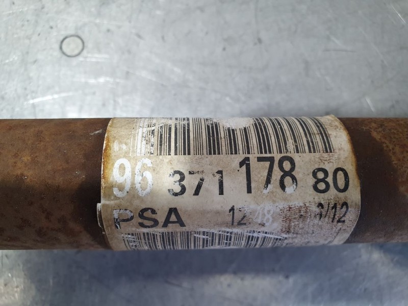 Recambio de transmision delantera derecha para citroën berlingo station wagon xtr plus referencia OEM IAM 9637117880  