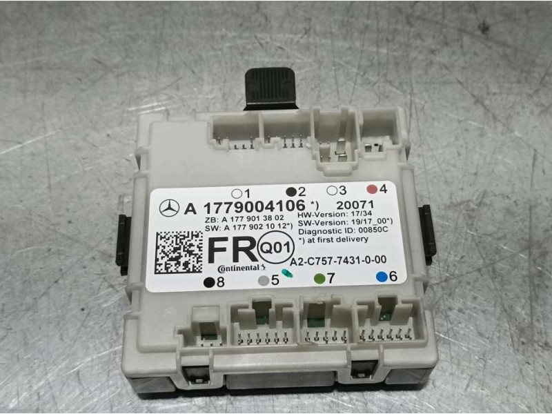 Recambio de modulo electronico para mercedes-benz clase b (247) b180 referencia OEM IAM A1779004106 A2C7577431000 CONTINENTAL