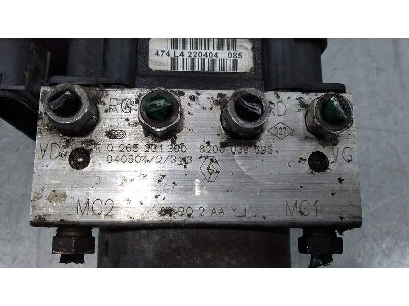 Recambio de abs para renault megane ii berlina 5p conford expression referencia OEM IAM 8200038695 0265231300 / 8200106247 