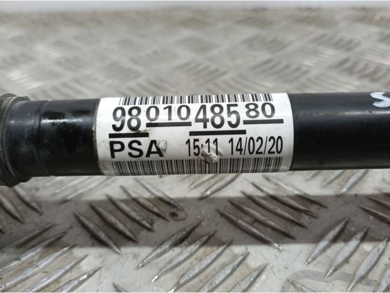 Recambio de transmision delantera izquierda para peugeot 208 active referencia OEM IAM 9801048580  