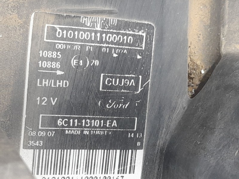 Recambio de faro izquierdo para ford transit autobús (fd_ _, fb_ _, fs_ _, fz_ _, fc_ _) 2.2 tdci referencia OEM IAM 6C1113101EA