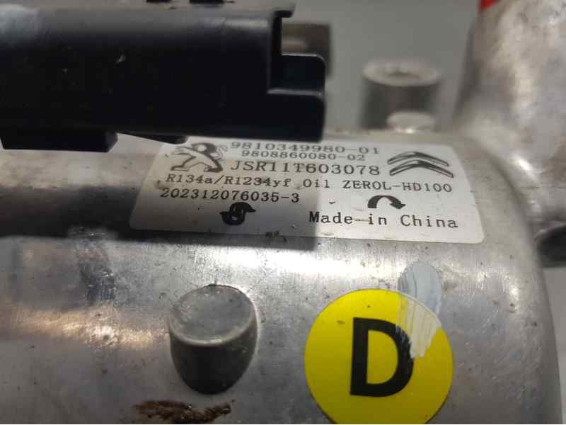 Recambio de compresor aire acondicionado para citroën c3 origins referencia OEM IAM 9810349980  