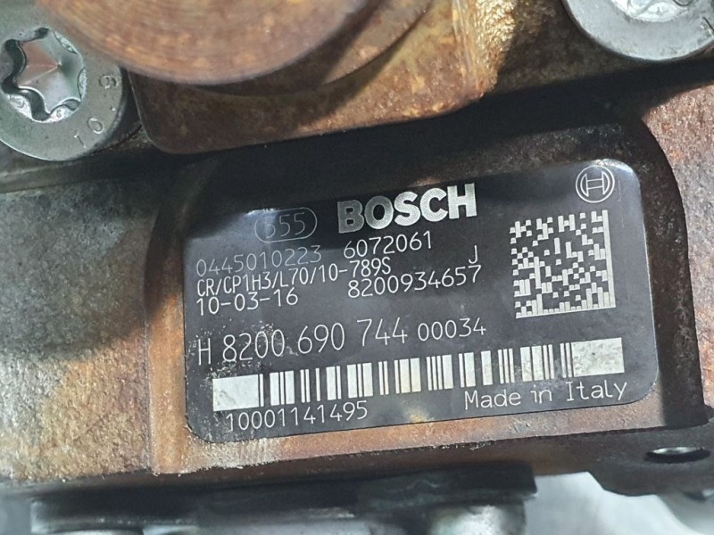 Recambio de bomba alta presion para nissan qashqai (j10) 2.0 dci turbodiesel cat referencia OEM IAM 8200934657 0445010223 BOSCH