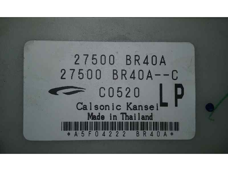 Recambio de mando climatizador para nissan qashqai (j10) acenta referencia OEM IAM C0520 27500BR40AC CALSONIC KANSEI
