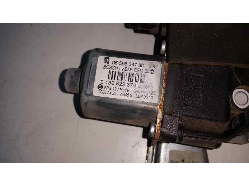 Recambio de elevalunas trasero derecho para peugeot 308 confort referencia OEM IAM  6 PINS ELECTRICO