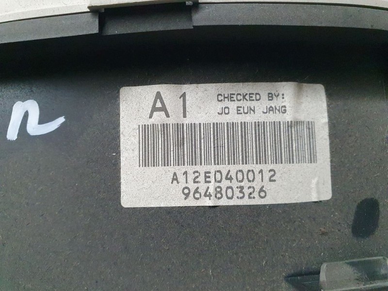 Recambio de cuadro instrumentos para daewoo nubira berlina sx plus referencia OEM IAM 96480326 A12E040012 