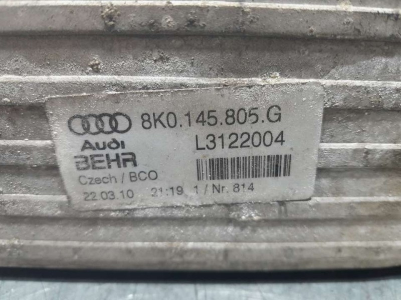 Recambio de intercooler para audi a4 ber. (b8) básico referencia OEM IAM 8K0145805G L3122004 BEHR