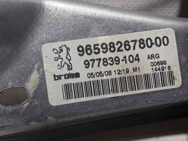 Recambio de elevalunas trasero izquierdo para peugeot 308 confort referencia OEM IAM 9659826780 6 PINS ELECTRICO