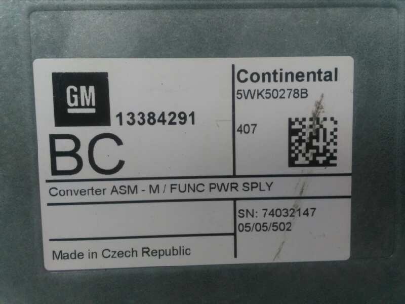 Recambio de modulo electronico para opel corsa e color edition ecoflex referencia OEM IAM 13384291 5WK50278B CONTINENTAL