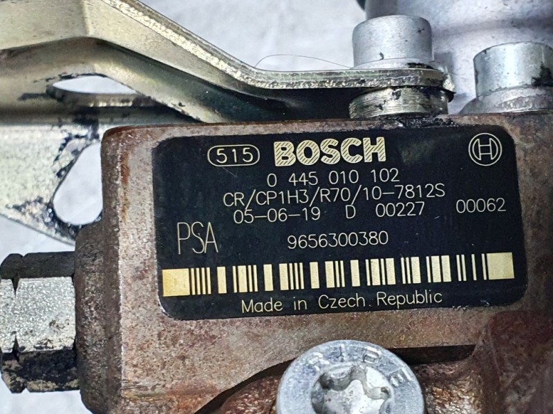 Recambio de bomba alta presion para citroën berlingo 1.6 hdi fap referencia OEM IAM 9656300380 0445010102 BOSCH