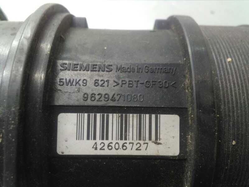 Recambio de caudalimetro para citroën xsara berlina 1.9 diesel referencia OEM IAM 9629471080 5WK9621 SIEMENS