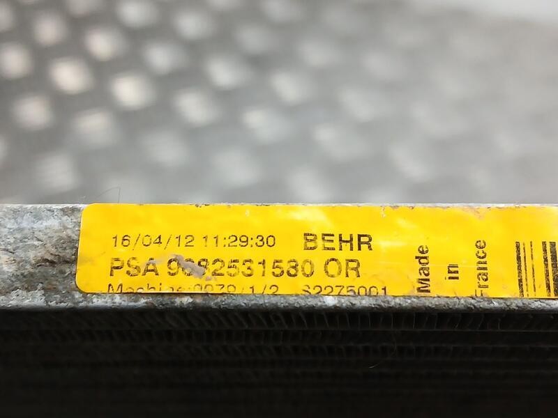 Recambio de condensador / radiador aire acondicionado para citroën c4 picasso millenium referencia OEM IAM 9682531580 behr s2275