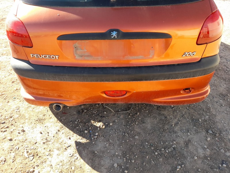 Recambio de paragolpes trasero para peugeot 206 hatchback (2a/c) 1.4 i referencia OEM IAM 7410L5 ROZADO 
