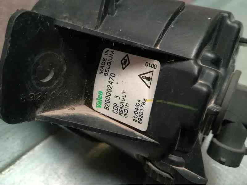 Recambio de faro antiniebla derecho para renault modus confort dynamique referencia OEM IAM 8200002470 89201782 VALEO