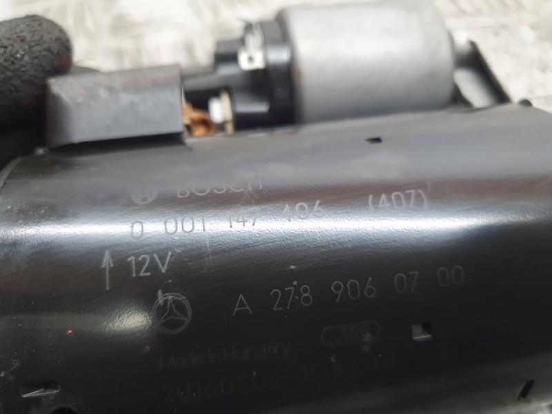 Recambio de motor arranque para mercedes-benz clase c coupe (w205) c 63 amg (205.386) referencia OEM IAM A2789060700 001147406 B