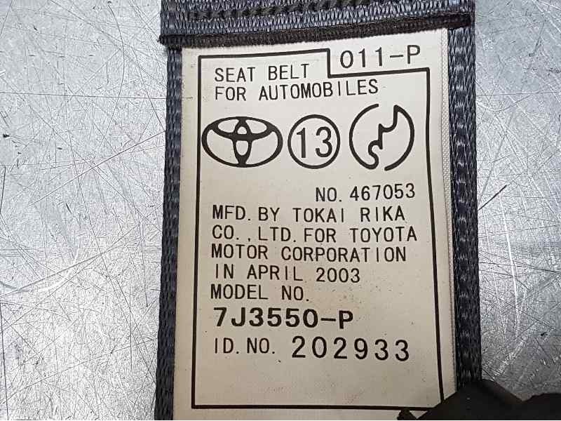 Recambio de pretensor airbag derecho para toyota rav 4 (a2) 2.0 sol 44x (2003) referencia OEM IAM 7J3550P  