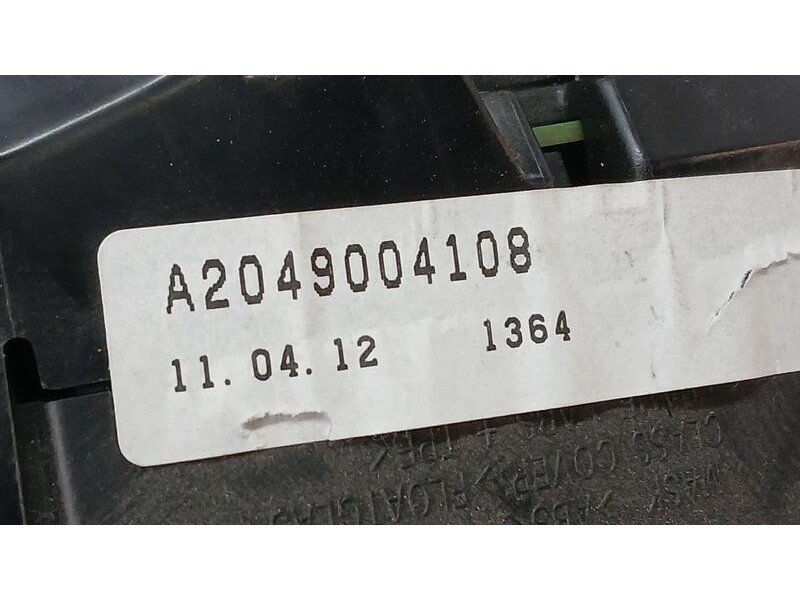 Recambio de cuadro instrumentos para mercedes-benz clase c (w204) lim. c 200 cdi blueefficiency (204.001) referencia OEM IAM A20
