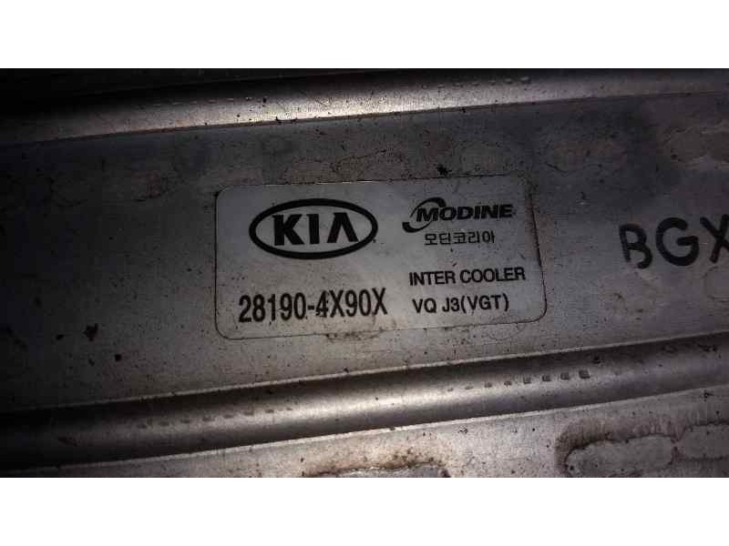 Recambio de intercooler para kia carnival 2.9 crdi vgt ex referencia OEM IAM 281904X90X  MODINE
