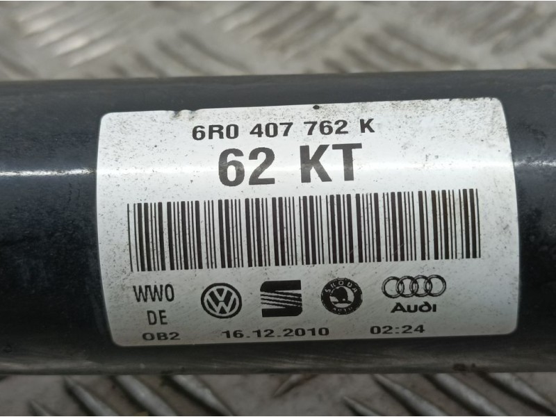 Recambio de transmision delantera derecha para audi a1 (8x) ambition referencia OEM IAM 6R0407762K  