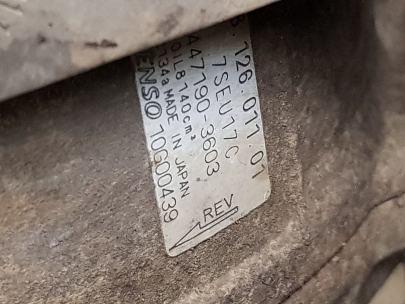 Recambio de compresor aire acondicionado para porsche cayenne (typ 9pa) s referencia OEM IAM 4471903603 DENSO 