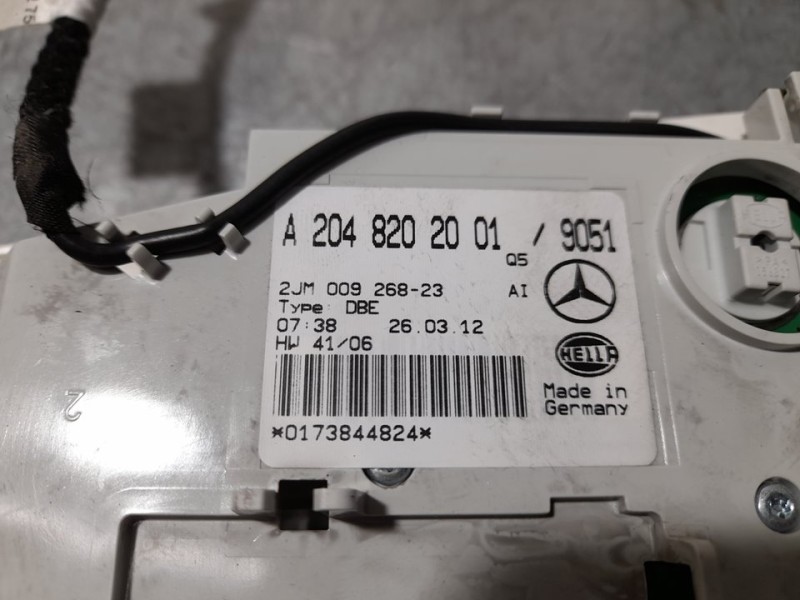 Recambio de luz interior para mercedes-benz clase c (w204) lim. c 200 cdi blueefficiency (204.001) referencia OEM IAM A204820200
