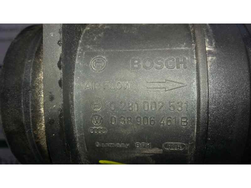 Recambio de caudalimetro para volkswagen polo (9n3) advance referencia OEM IAM 0281002531 038906461 BOSCH