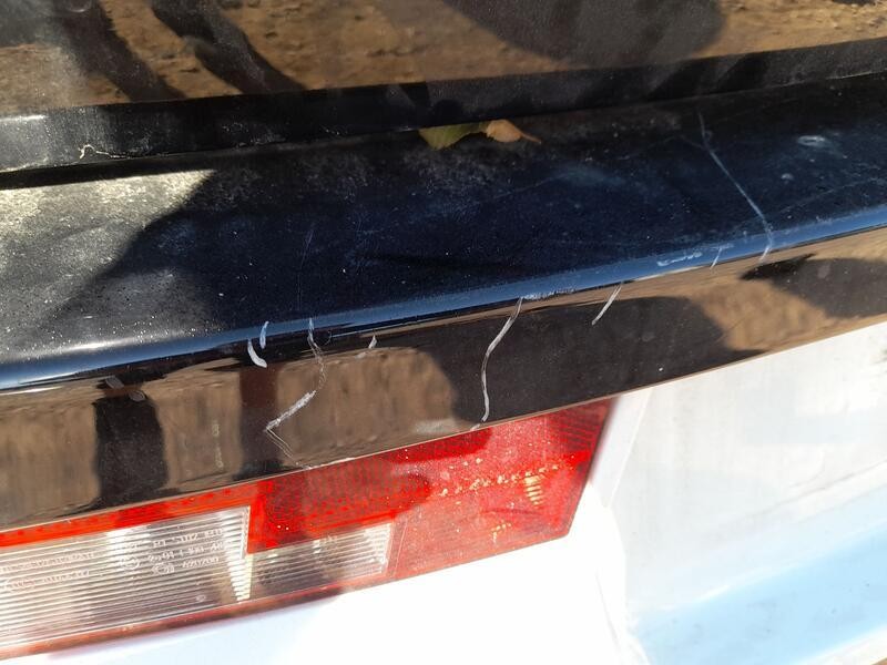 Recambio de paragolpes trasero para bmw i3 (i01) electric referencia OEM IAM 51127370581 ROZADO 