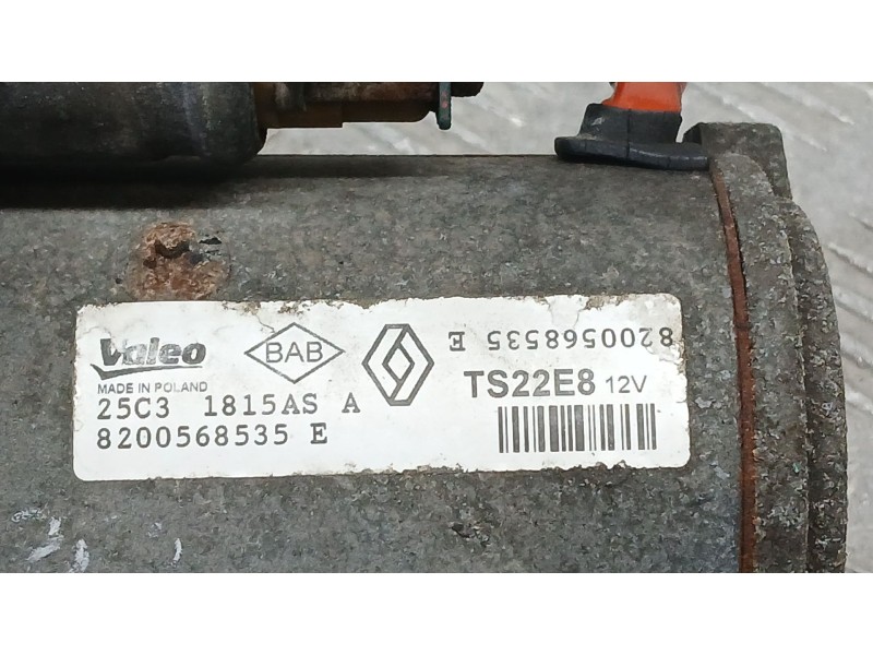Recambio de motor arranque para opel vivaro a furgoneta (x83) 2.0 cdti (f7) referencia OEM IAM 8200568535E VALEO TS22E8