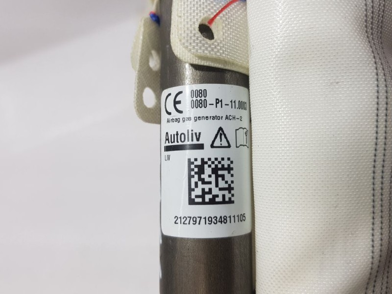 Recambio de airbag cortina delantero derecho para peugeot 208 (p2) allure referencia OEM IAM 9827991580 2127971934811105 AUTOLIV