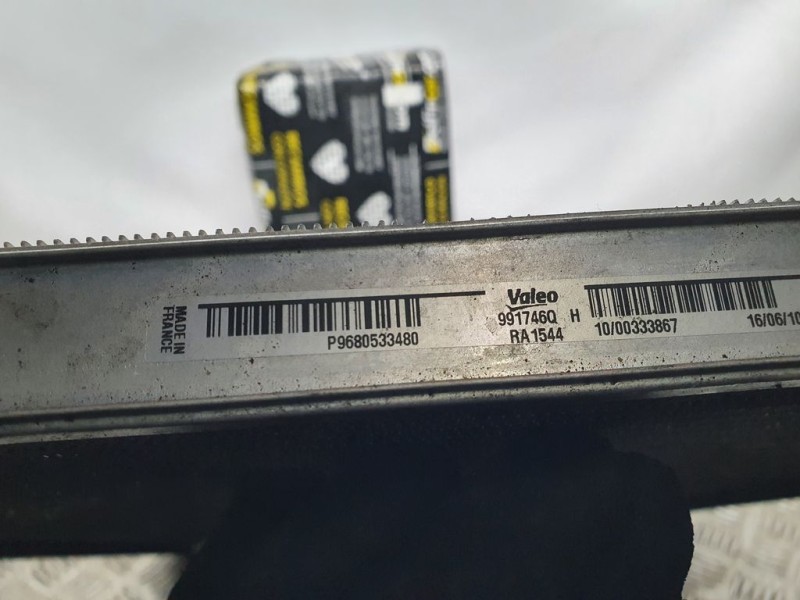 Recambio de radiador agua para peugeot 3008 access referencia OEM IAM 9680533480 991746Q VALEO