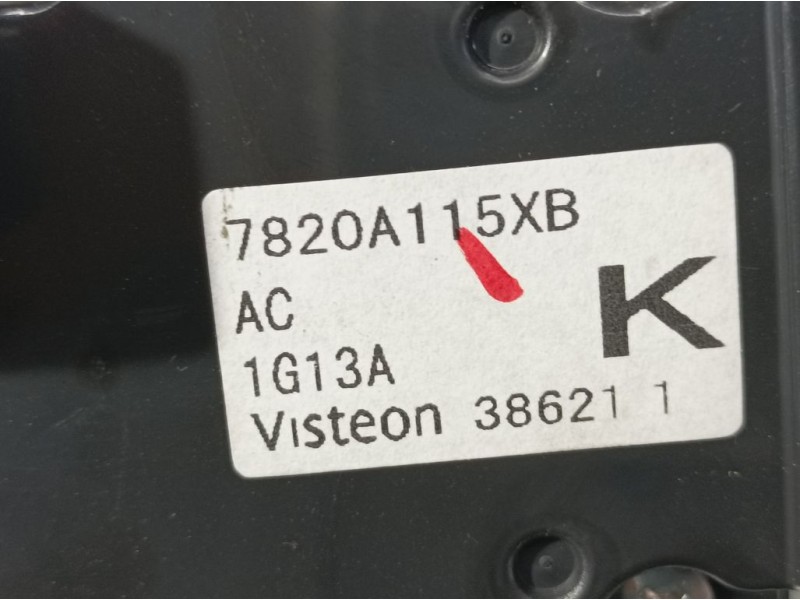 Recambio de mando climatizador para mitsubishi asx (ga0w) challenge 2wd referencia OEM IAM 7820A115XB  VISTEON