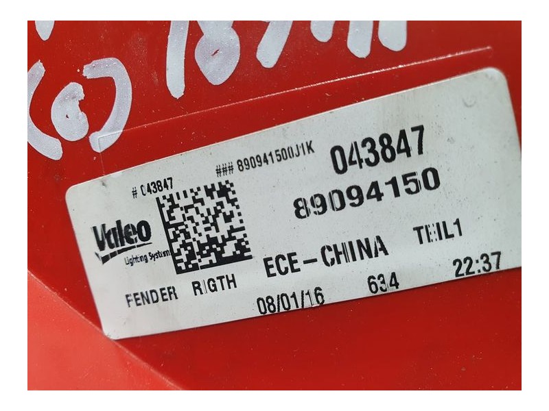 Recambio de piloto trasero derecho para audi a6 avant (4f2) 2.7 tdi quattro referencia OEM IAM 89094150 VALEO EXTERIOR