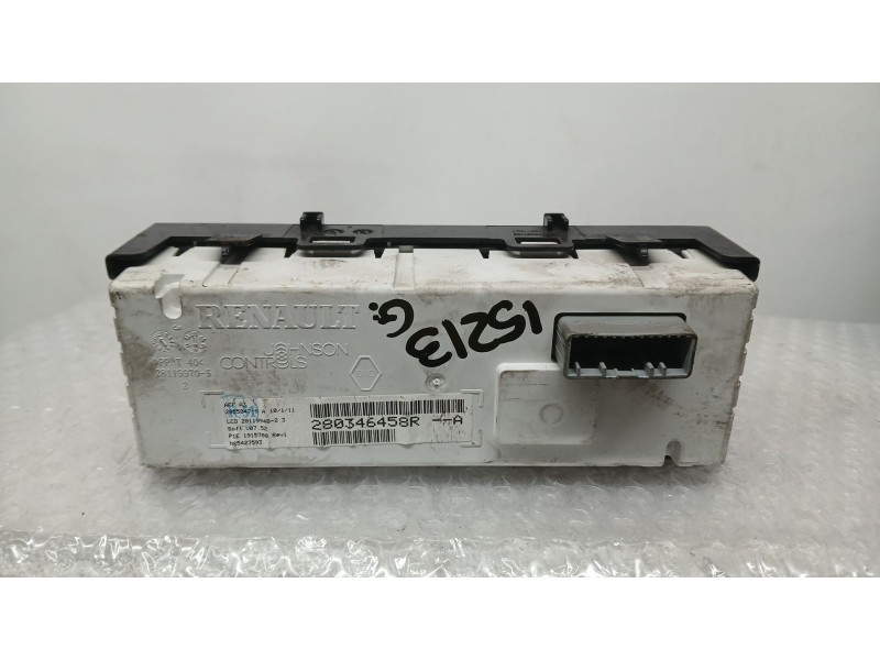 Recambio de pantalla multifuncion para renault megane iii berlina 5 p dynamique referencia OEM IAM 280346458R JOHNSON CONTROLS 2