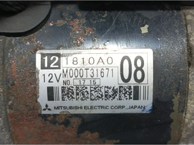 Recambio de motor arranque para mitsubishi asx (ga0w) challenge 2wd referencia OEM IAM 1810A008 M000T31671 MITSUBISHI