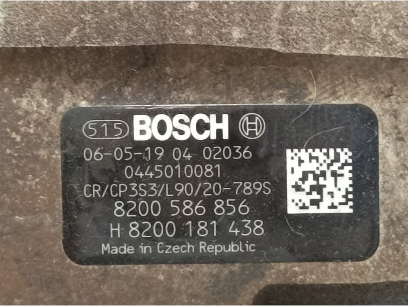 Recambio de bomba alta presion para renault espace iv (jk0) initiale referencia OEM IAM 8200586856 0445010081 BOSCH
