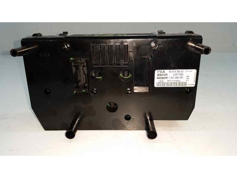 Recambio de mando climatizador para citroën xsara picasso 1.6 hdi 90 sx top referencia OEM IAM F011500061 96514030XT BOSCH