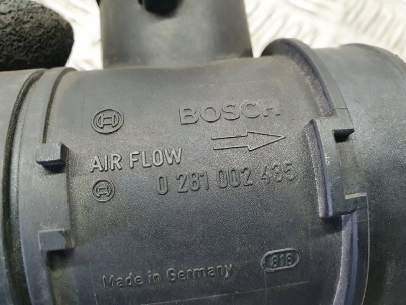 Recambio de caudalimetro para porsche cayenne (typ 9pa) s referencia OEM IAM 0281002435 BOSCH DERECHO