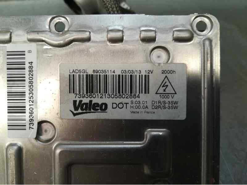 Recambio de centralita faros xenon para peugeot 607 (s2) titanio pack referencia OEM IAM 89035114 LAD5GL VALEO