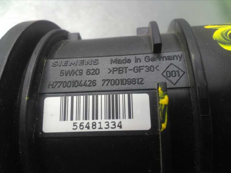 Recambio de caudalimetro para renault megane ii berlina 5p 1.9 dci diesel referencia OEM IAM H7700104426 5WK9620 SIEMENS