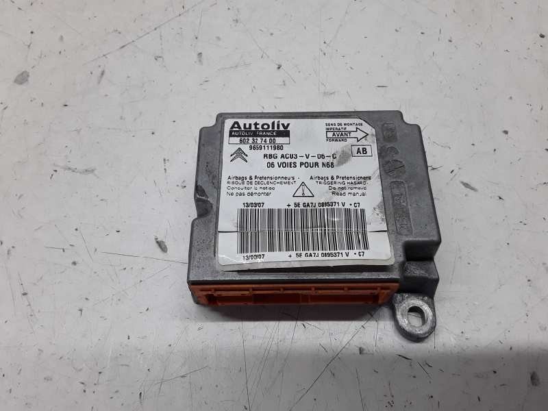 Recambio de kit airbag para citroën xsara picasso 1.6 hdi sx referencia OEM IAM 9659111980  