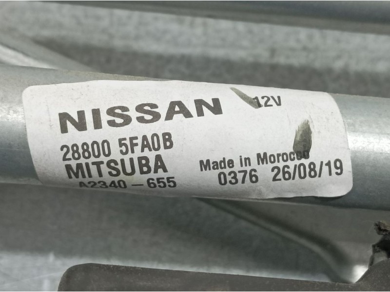 Recambio de motor limpia delantero para nissan micra v (k14) urban referencia OEM IAM 288005FA0B A2340655 MITSUBA