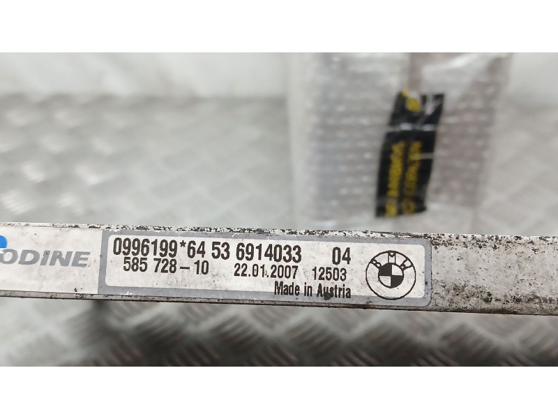 Recambio de condensador / radiador aire acondicionado para bmw z4 roadster (e85) 2.0 i referencia OEM IAM 64536914033 MODINE 099