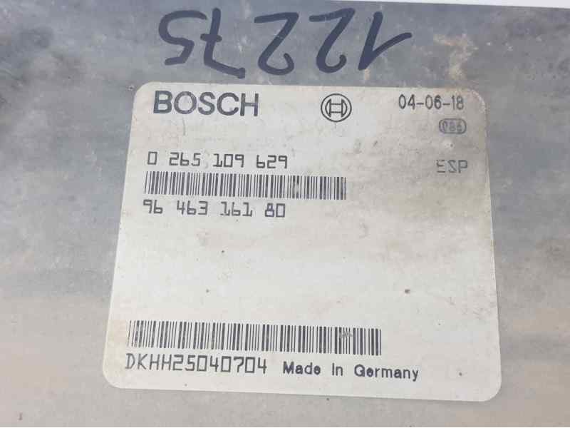 Recambio de centralita suspension para peugeot 607 (s1) pack referencia OEM IAM 9646316180 0265109629 BOSCH