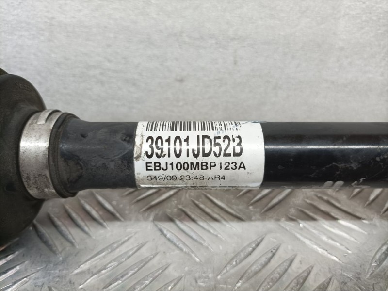 Recambio de transmision delantera izquierda para nissan qashqai (j10) tekna premium referencia OEM IAM 39101JD52B  