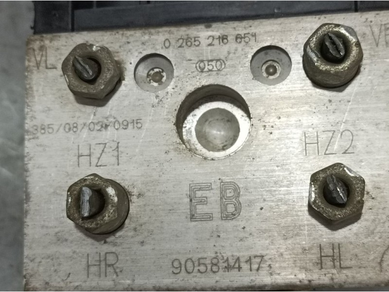 Recambio de abs para opel zafira a club referencia OEM IAM 90581417 0265216651 BOSCH