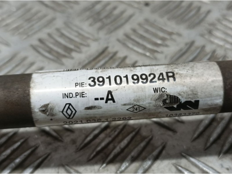 Recambio de transmision delantera izquierda para dacia dokker ambiance referencia OEM IAM 391019924R  