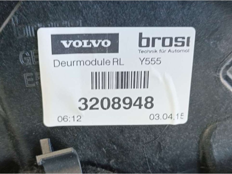 Recambio de elevalunas trasero izquierdo para volvo v40 cross country momentum referencia OEM IAM 3208948  ELECTRICO