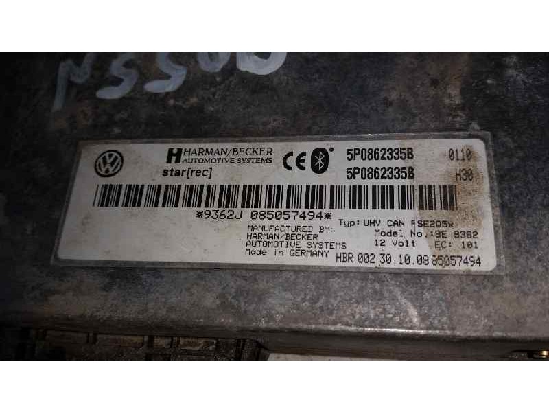 Recambio de modulo bluetooth para seat leon (1p1) comfort limited referencia OEM IAM 5P0862335B  