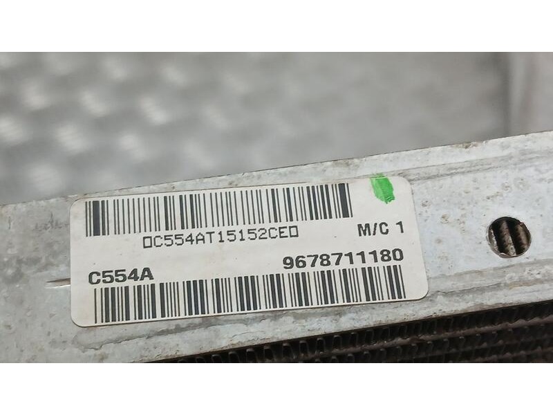 Recambio de radiador agua para peugeot traveller autobús (v_) 2.0 bluehdi 145 referencia OEM IAM 9678711180  C554A