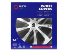 TAPACUBO SPC1673 SPARCO -SICILIA BICOLOR 16'' JUEGO TAPACUBOS SPARCO 16''
